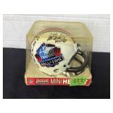 Autographed Hall of Fame Mini Helmet