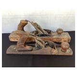2 wood planes, one marked Bailey