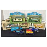 9 collectible Diecast trucks & busses