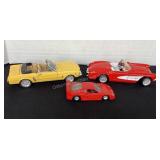 3 Diecast; 1964 1/2 Mustang, 1957 Corvette &