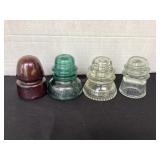 4 antique insulators