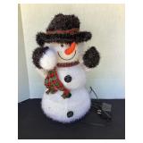18" Fiber Optic Snowman, works