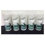 5 "Soo" Locks 6 1/2ï¿½ Frosted Glass Tumblers