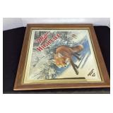 Miller High Life "Sly" fox beer mirror,