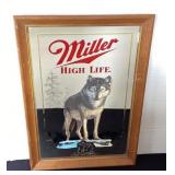 Miller High Life Timber Wolf Michigan,