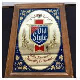 Heilemanï¿½s Old Style Beer Mirror, 14 1/2x20 1/4"