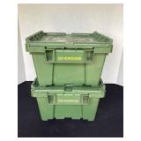 2 Buckhorn Storage Totes, 11x12x7"