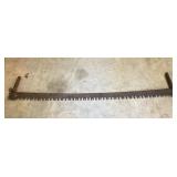 Vintage 66" two man crosscut saw