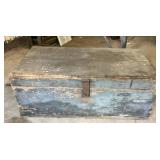 Vintage wood toolbox/chest