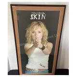 Signed Melissa Etheridge "Skin" Picture, 14x26"