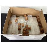 24 8" test tubes with corks for all