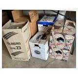 Beer bottles & 2 plastic carboys