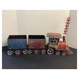 Two 34" Train Sets, metal