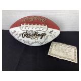 Hall of Fame Football with Signatures