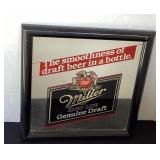 Miller High Life Beer Mirror, 15x15"