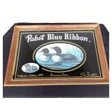 1991 Pabst Blue Ribbon Common Loon beer mirror,