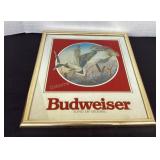 Budweiser King of Beers ducks beer mirror, 14x16