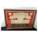 Budweiser beer mirror, 26x18 1/2"