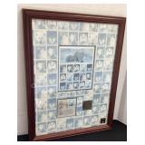 Arctic Animals framed stamp collection, 17x22"