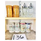 Vintage Salt and Pepper Shaker Lot Mixed Styles (8