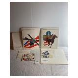 1974 1975 USPS mint stamp set