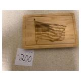 New American Flag Cutting Board