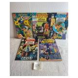 lot of 5 DC comics the Young all stars