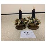 Pair of Decorated Candles