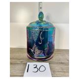 Indiana Glass Carnival Harvest Grape Candy Dish