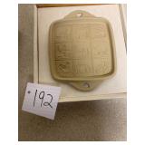 Ceramic Shortbread Pan [New in Box]