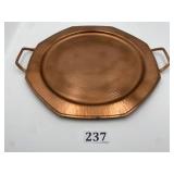 Roycroft Hammered Copper Tray