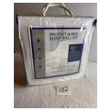 twin XL mattress padï¿½encasement protector set