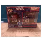 Captain American Funko with T-shirt