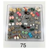 Lot of 40 Clip On/Screw Back Earrings Lot