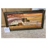 Barnyard Scene Wall Plaque