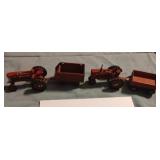 Farmall tractors and wagons