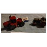 Case IH new and old tractors