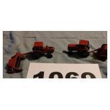 IH tractors, hay bailer and New Holland implement