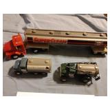 Battery operated light up Fuel semi, Dairy truck