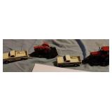 Case IH pickups, trailers and tractors - 2 each