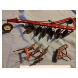 Vintage IH implements - all metal
