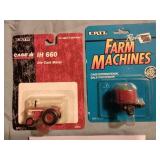 IH 660 tractor and bale processor