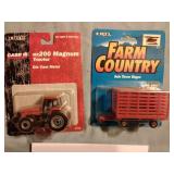 Case IH MX200 Magnum tractor and wagon