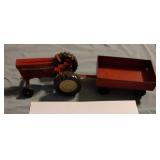 International tractor and wagon