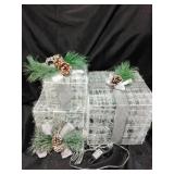 Christmas decor light up boxes