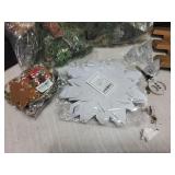 Christmas decor,  8 heavy stocking holders, child