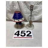 Small Christmas lamp and lamp base