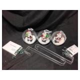 Christmas balls, extra lights, stocking hangers