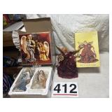 Grandeur Noel and red and gold angel