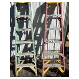 Two 6ï¿½ step ladders both a little damage see